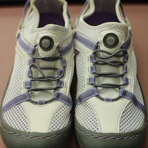 White and Lavendar Water Shoes